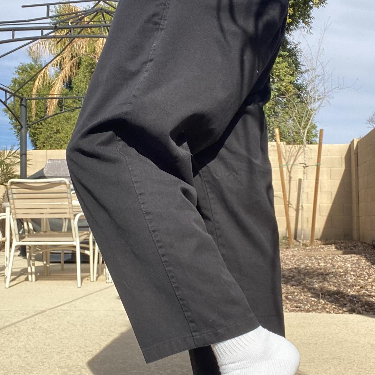 black dress pants 40x29 small white circle... Depop