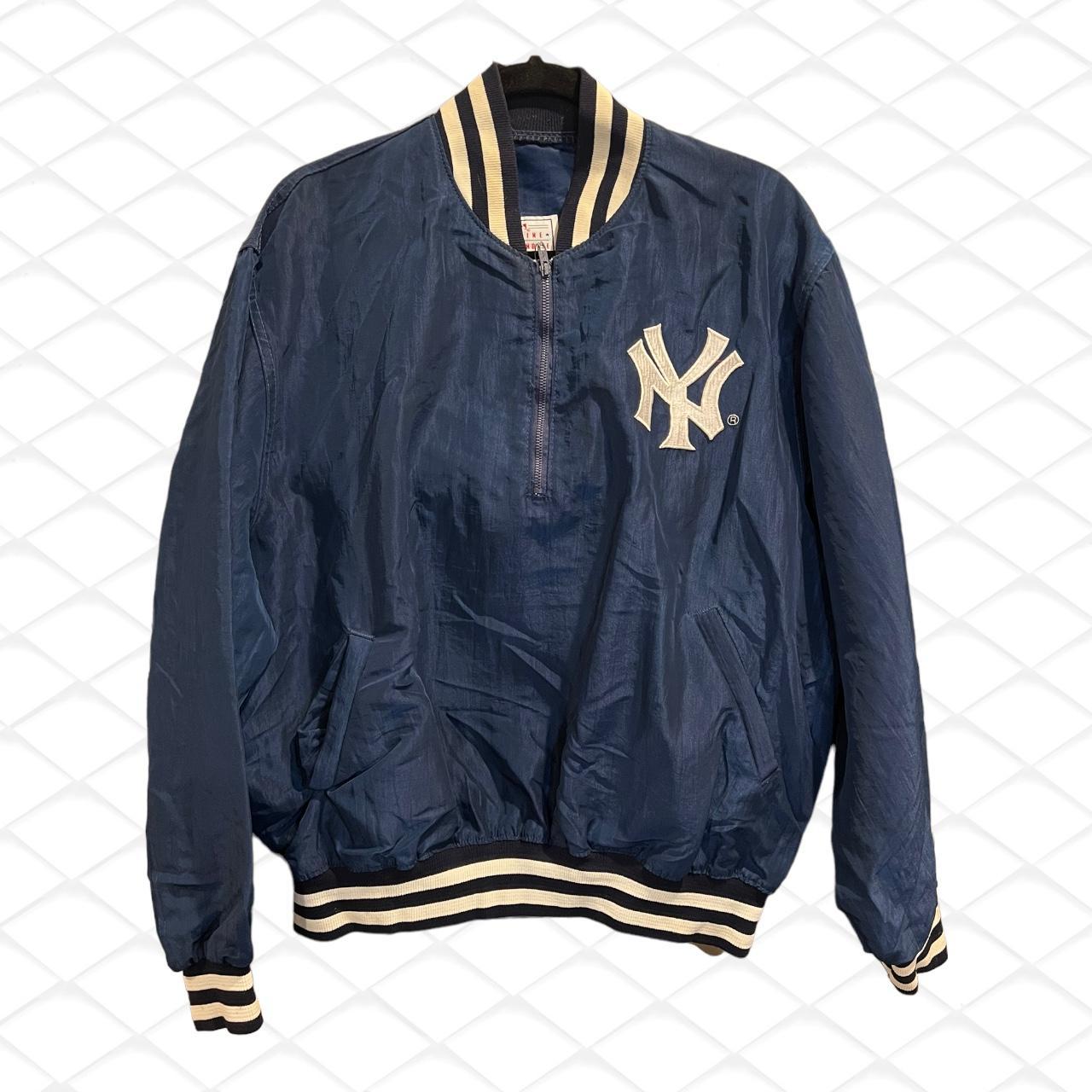 Starter Men's Navy Jacket Depop