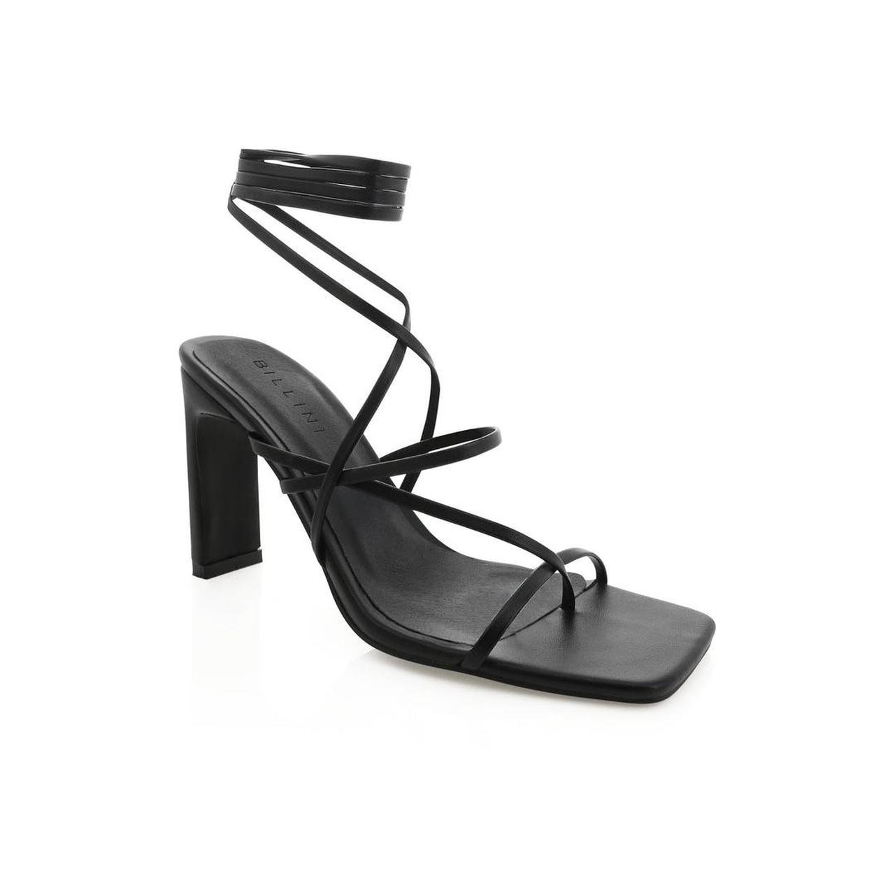 Billini raelynn lace up strappy heels - size 7 black - Depop