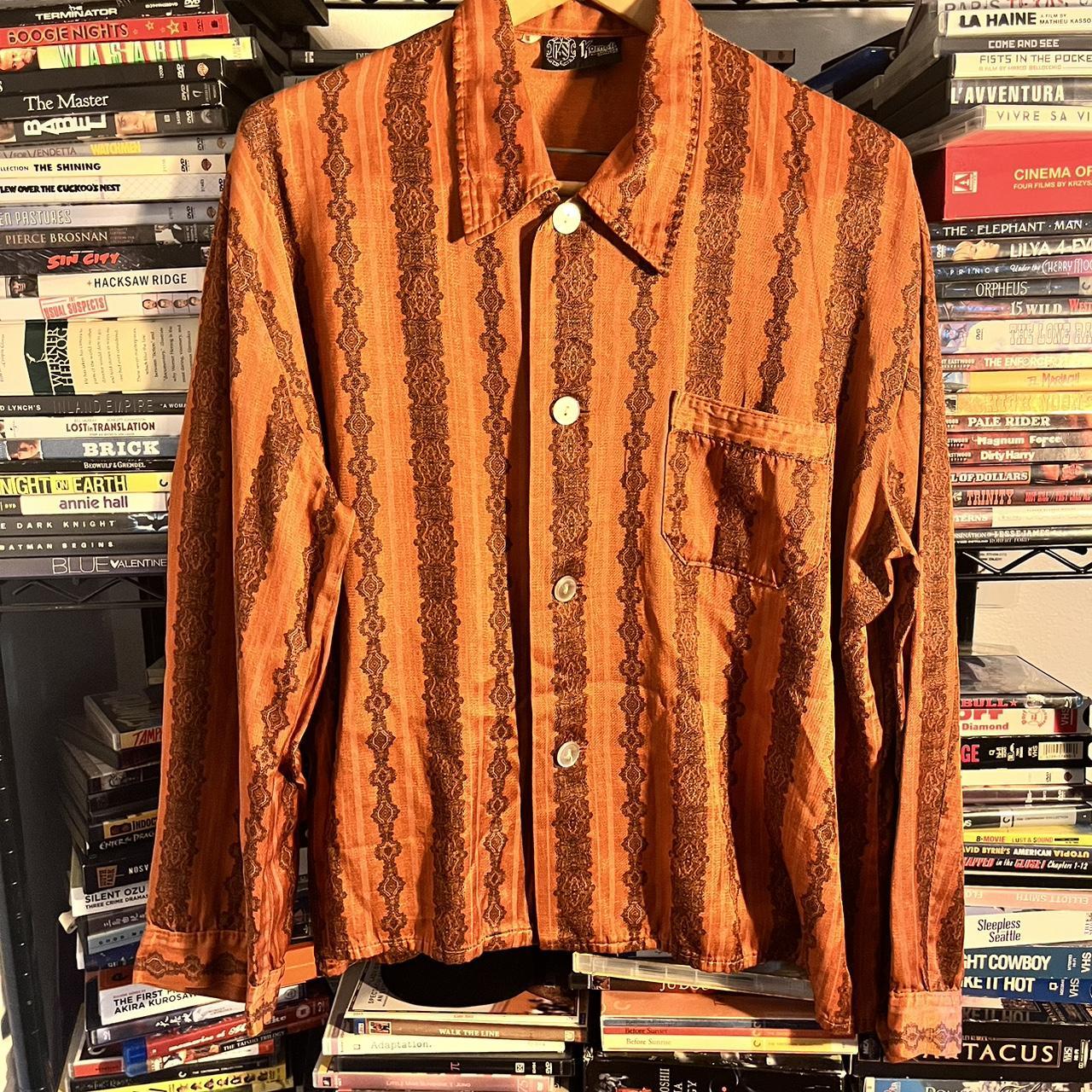 Men S Orange Shirt Depop