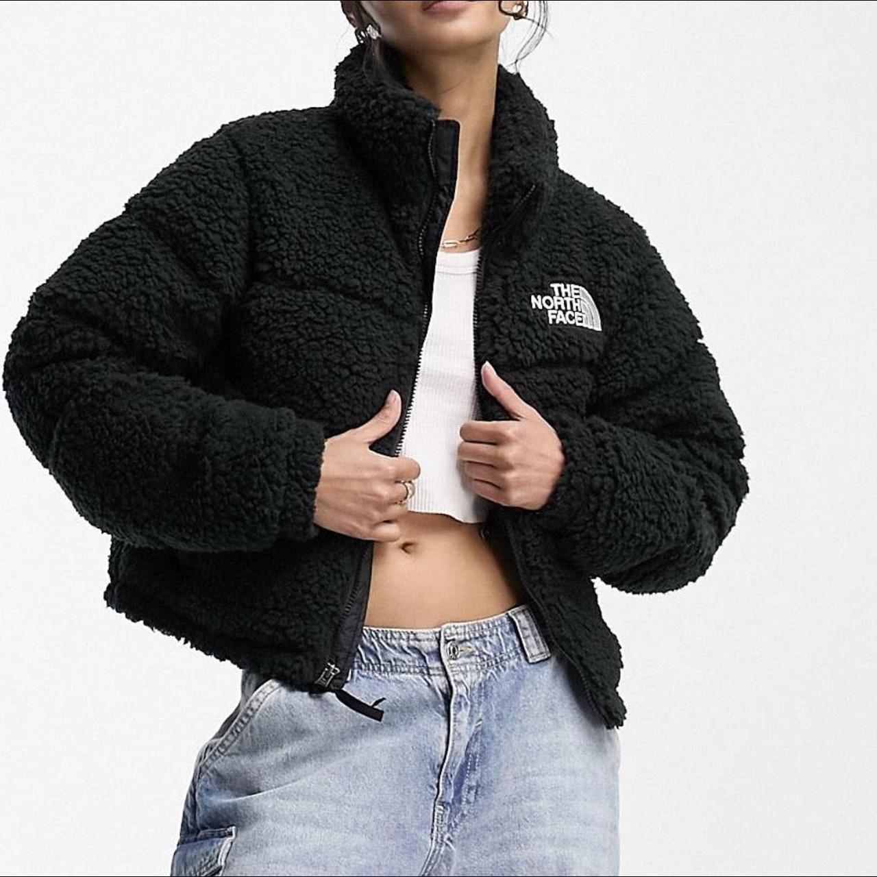 The North Face Women's Black and White Jacket | Depop