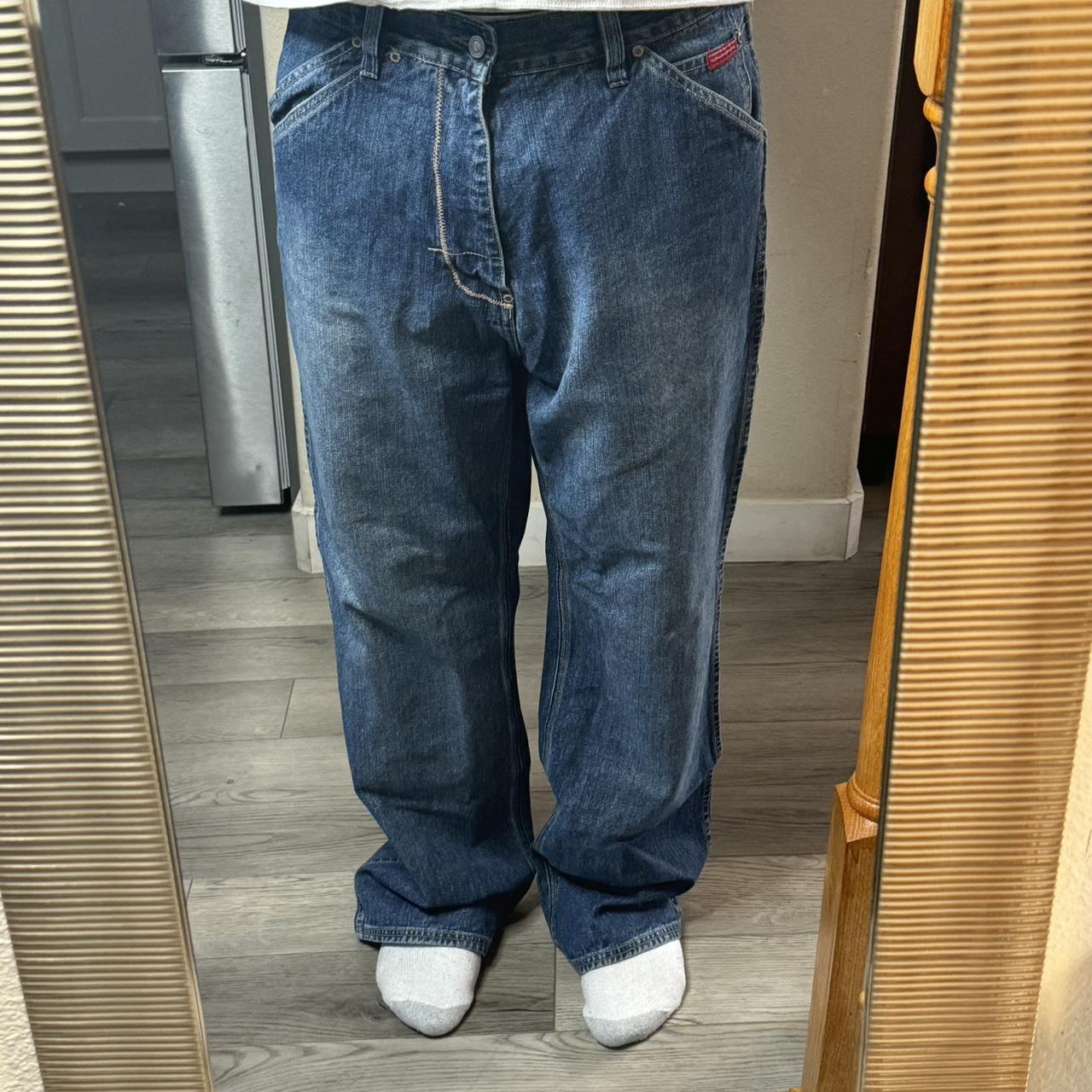 Drunk monkey baggy jeans JNCO-like Great quality... - Depop