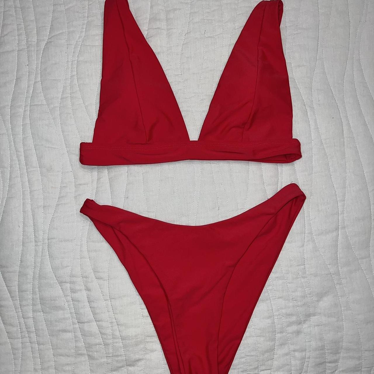 Red bikini set New without tags Size... - Depop