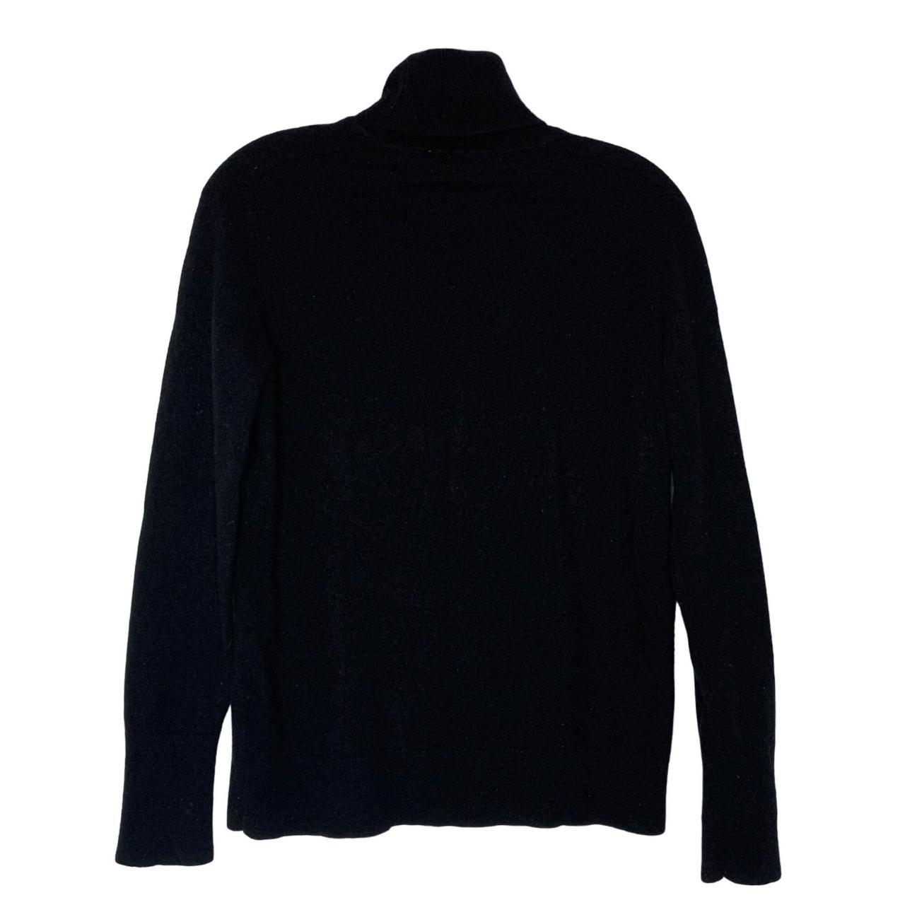 EVERLANE The Cashmere Black Turtleneck Long Sleeve... - Depop