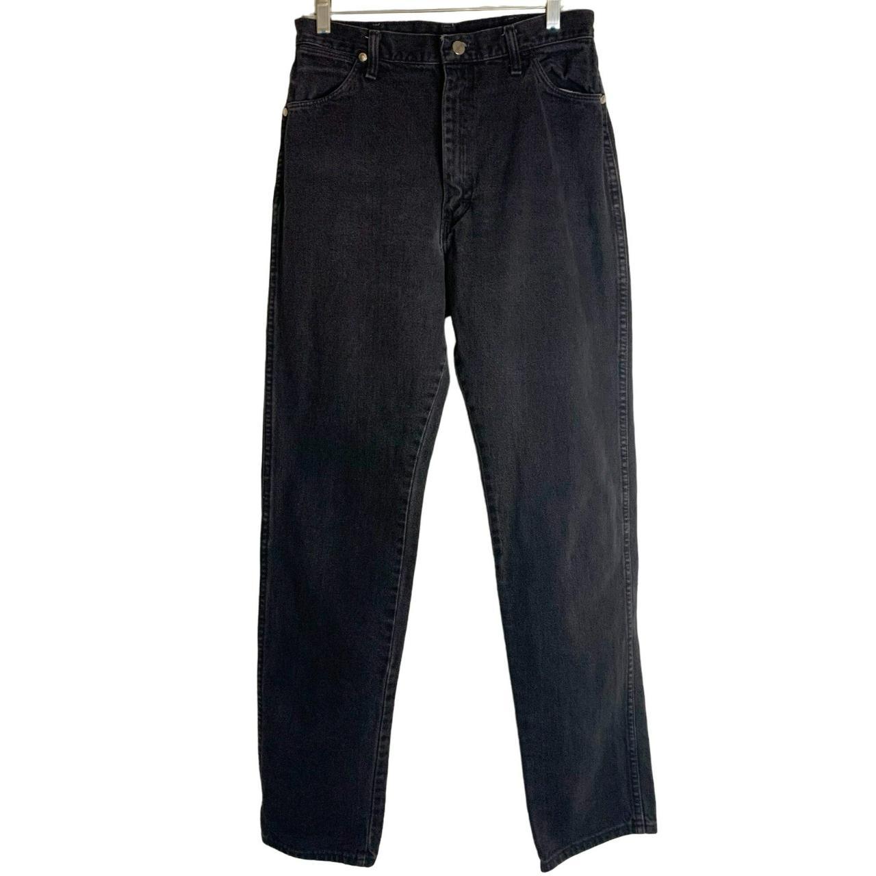 Wrangler Women's Black Jeans Depop