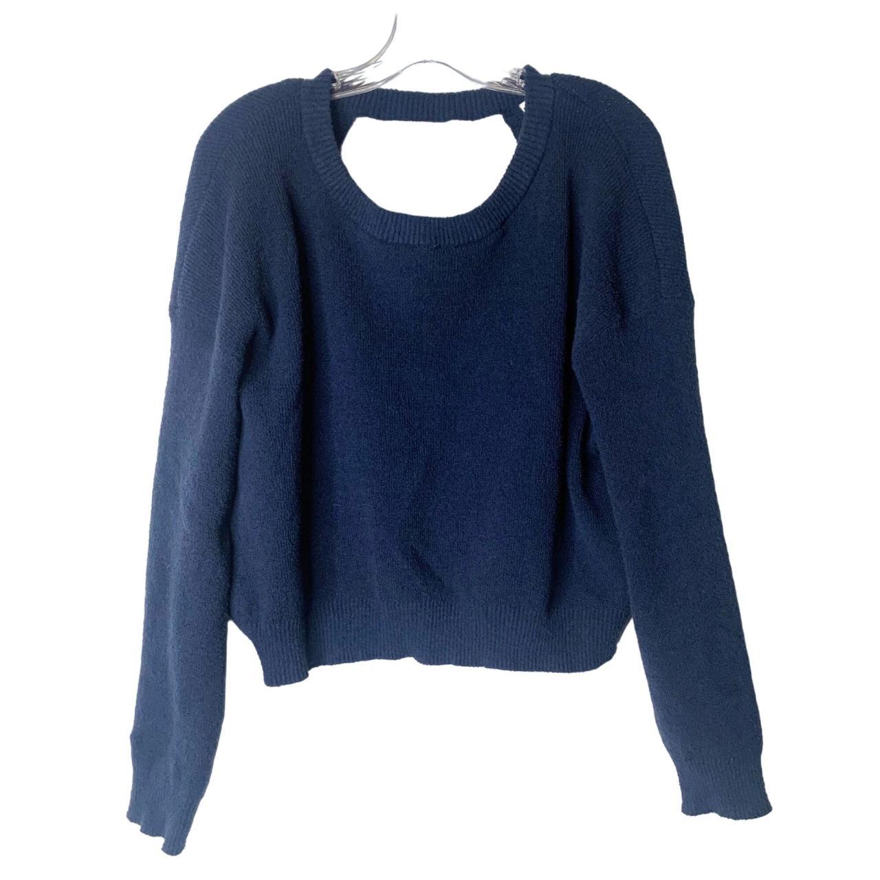 Hurley Overlap Back Sweater Color Indigo Mood... - Depop