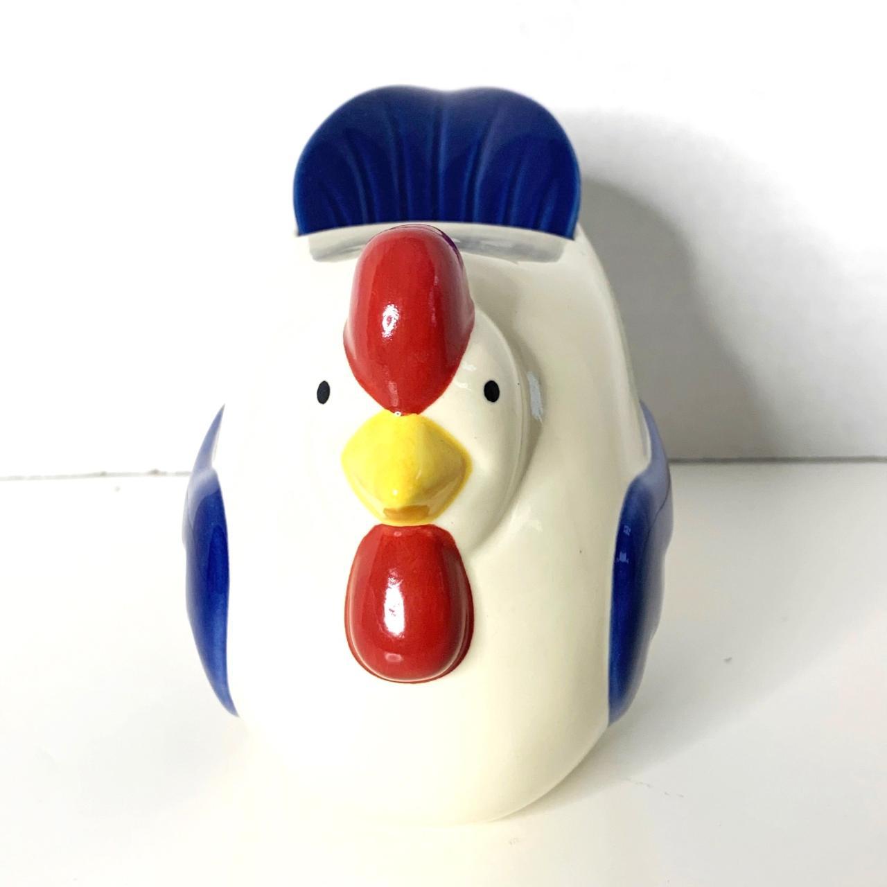 Vtg Tender Heart Treasures Ceramic Rooster Feathers... Depop