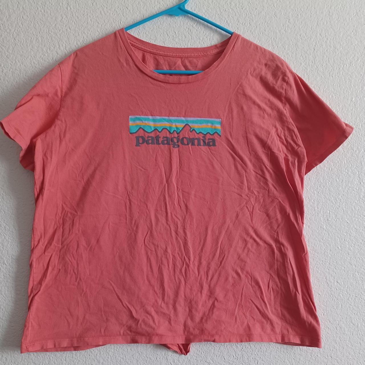 patagonia pink t shirt