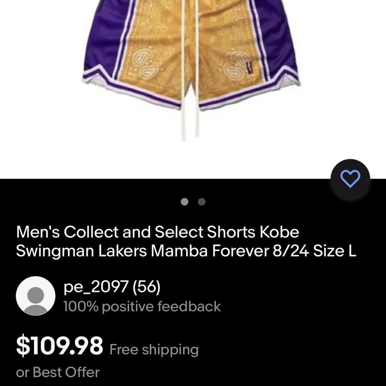 NBA Men's Shorts - Purple - L