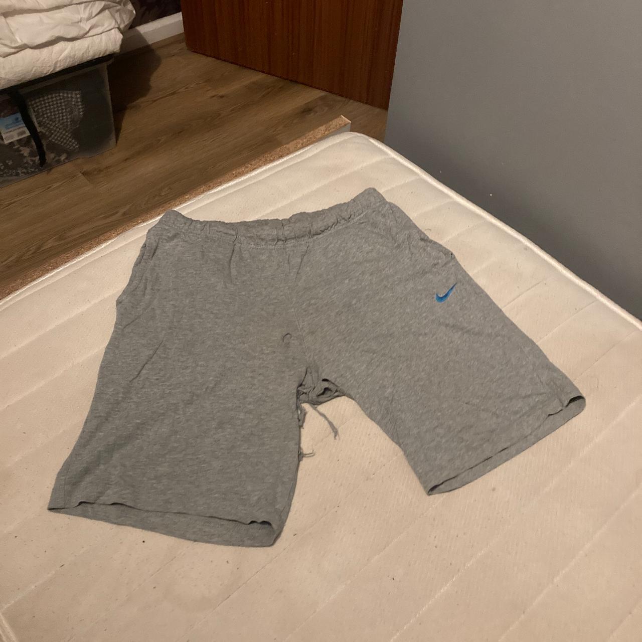 Nike grey cotton clearance shorts