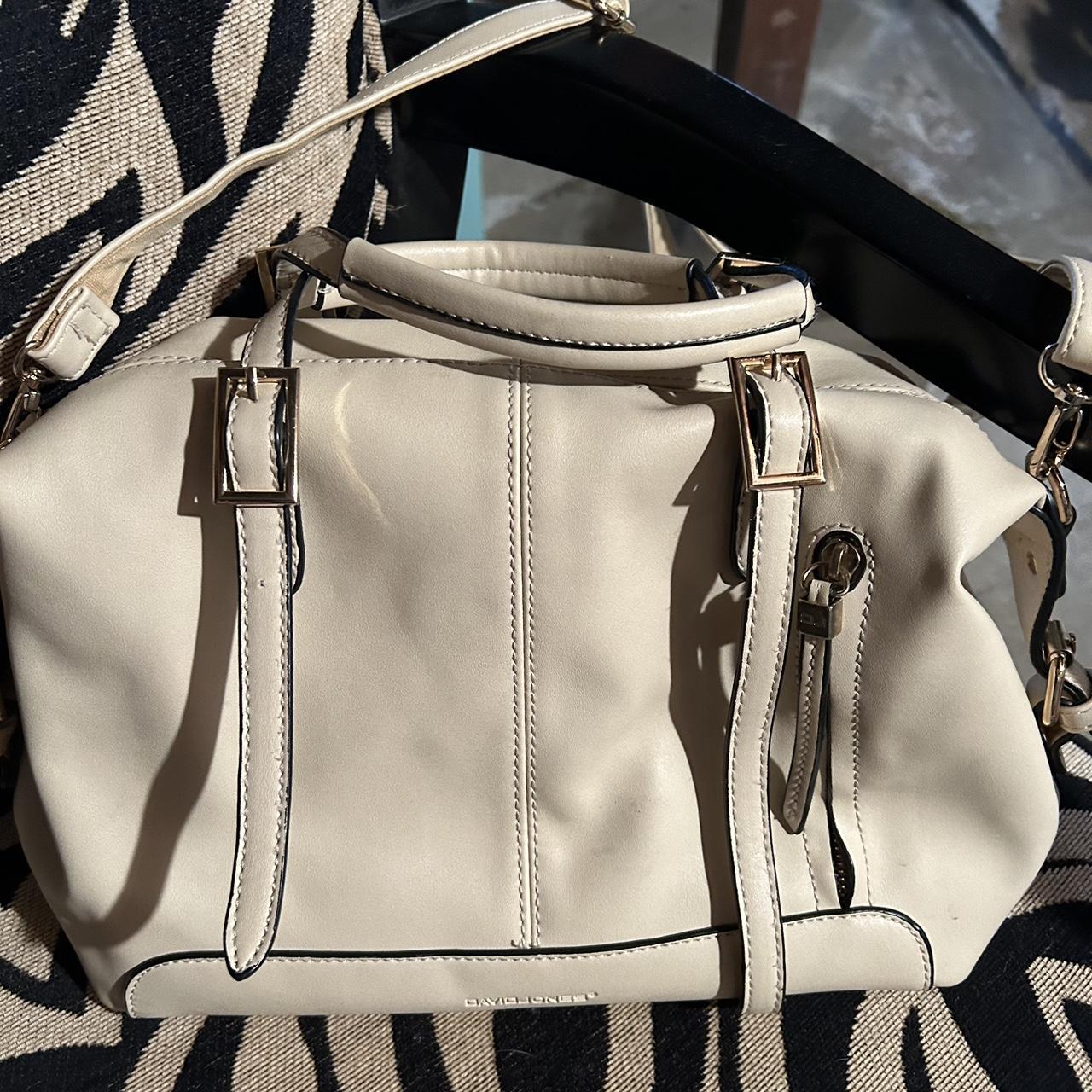 David Jones Women's Cream Bag Depop