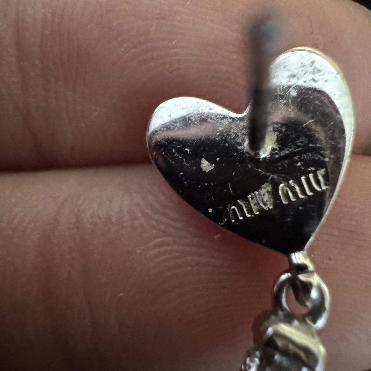 Miu Miu Women's Earrings - Silver – MIU MIU White… - image 5