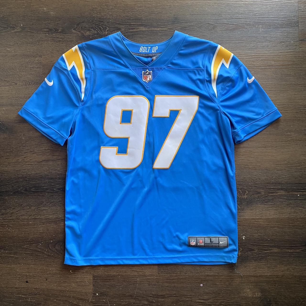 Los Angeles Chargers Joey Bosa 97 Nike Powder Blue Depop