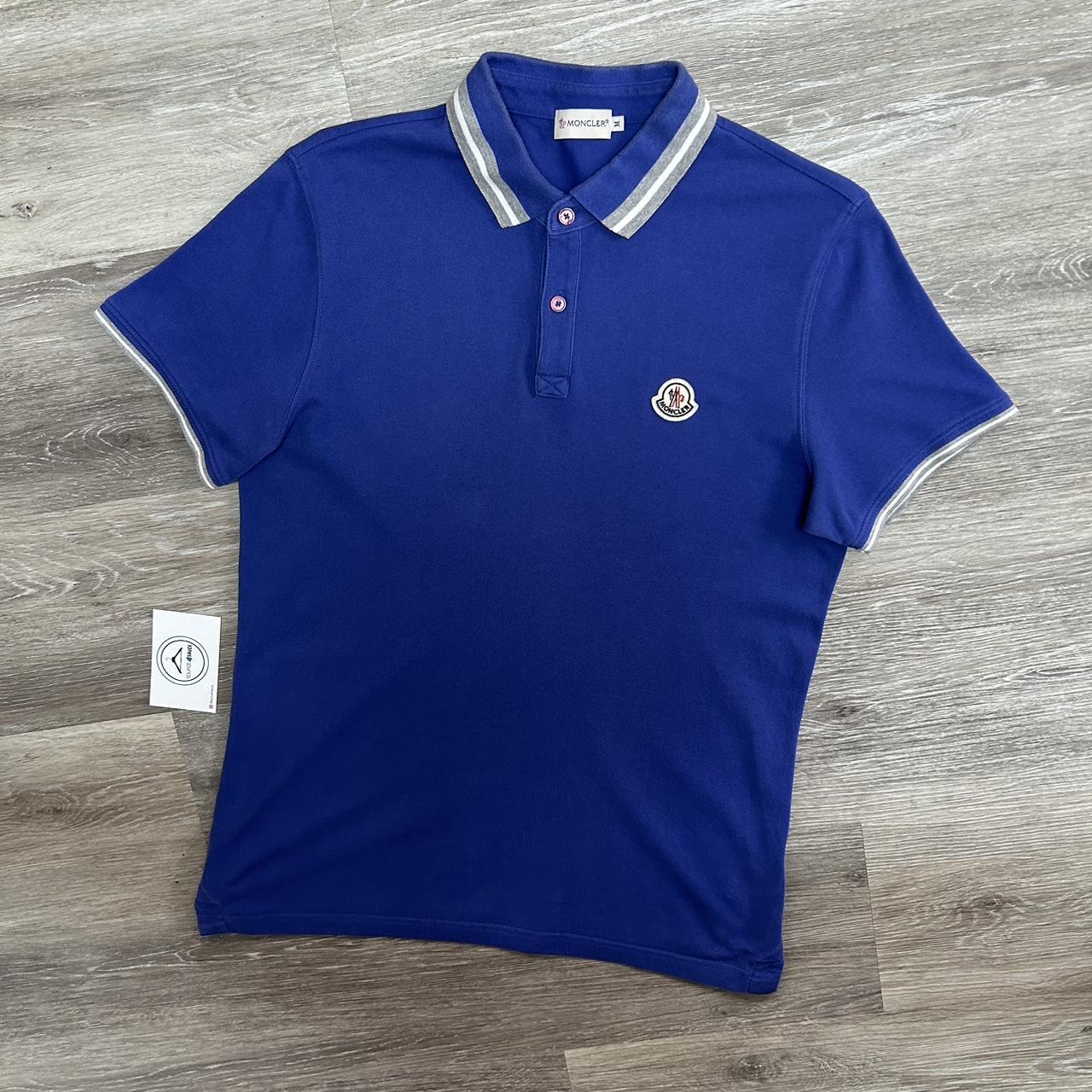 Royal blue shop moncler polo