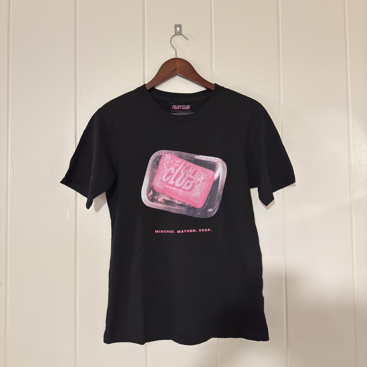 Fight Club Movie Tee. Flaws as shown. Hole on the | Depop Fight Club Movie Tee. Flaws as shown. Hole on the | Depop