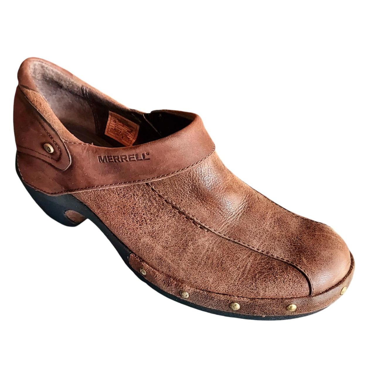 Merrell Women's Clogs Brown/Black US – Merrell Luxe Wrap