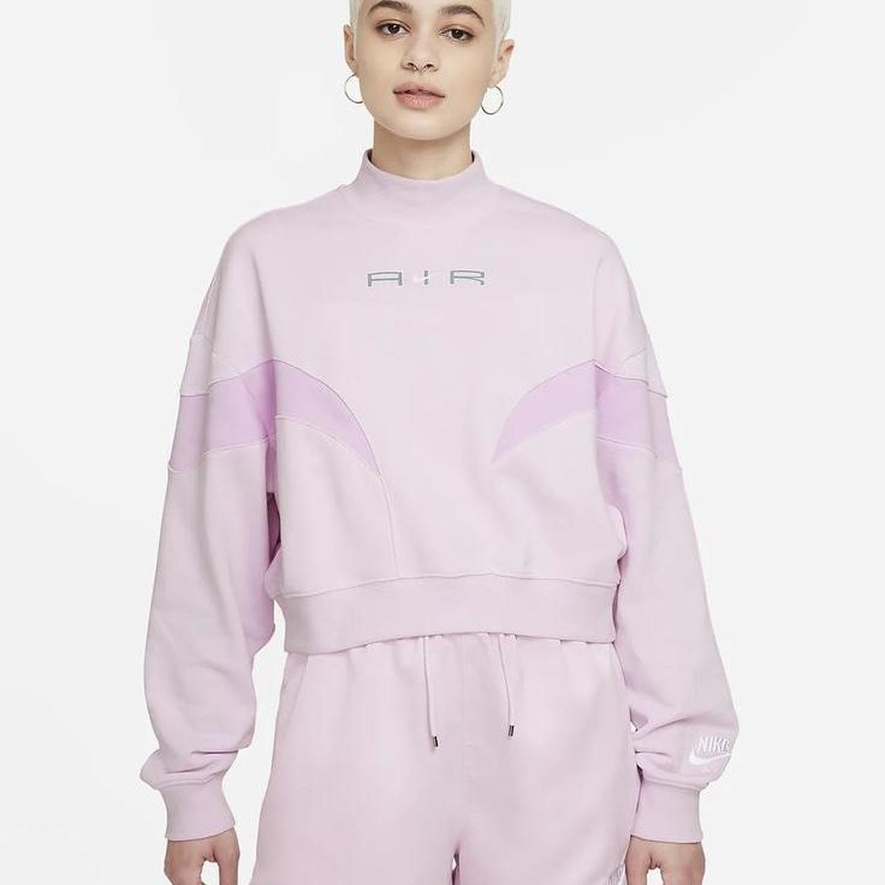 mens pink nike crewneck