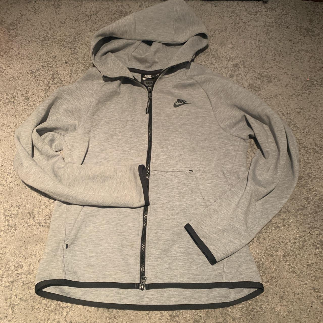 Men’s grey Nike tech old season hoodie Size... - Depop