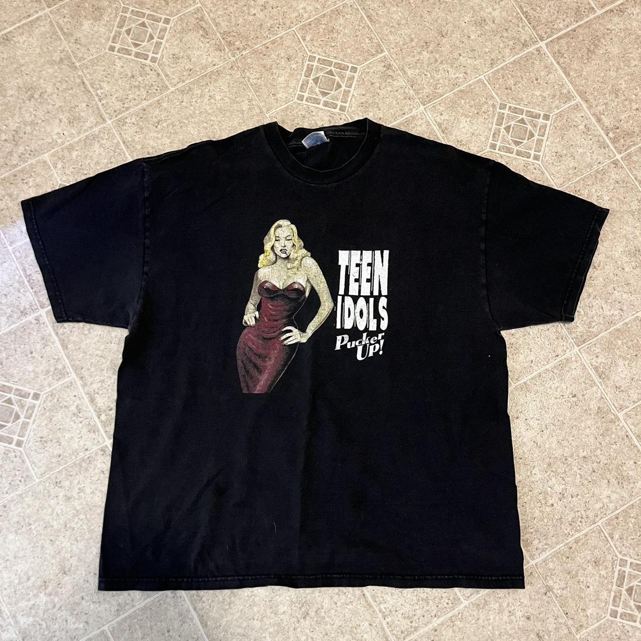 Vintage 90s band tee punk rock Teen Idols Pucker | Depop