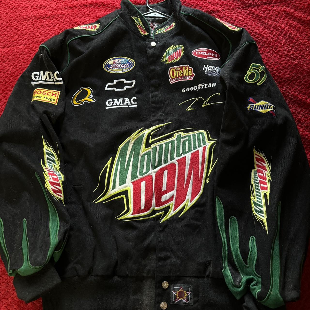 NASCAR mtn dew Jacket deals size xtra large