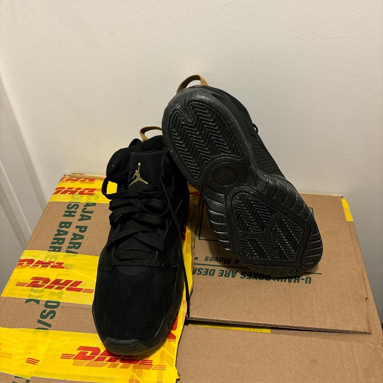 new jordans gold and black