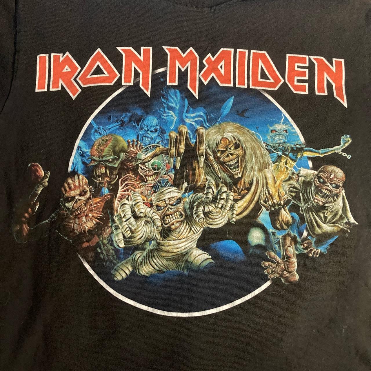 Vintage Iron Maiden Heavy Metal T Shirt Graphic Size... - Depop