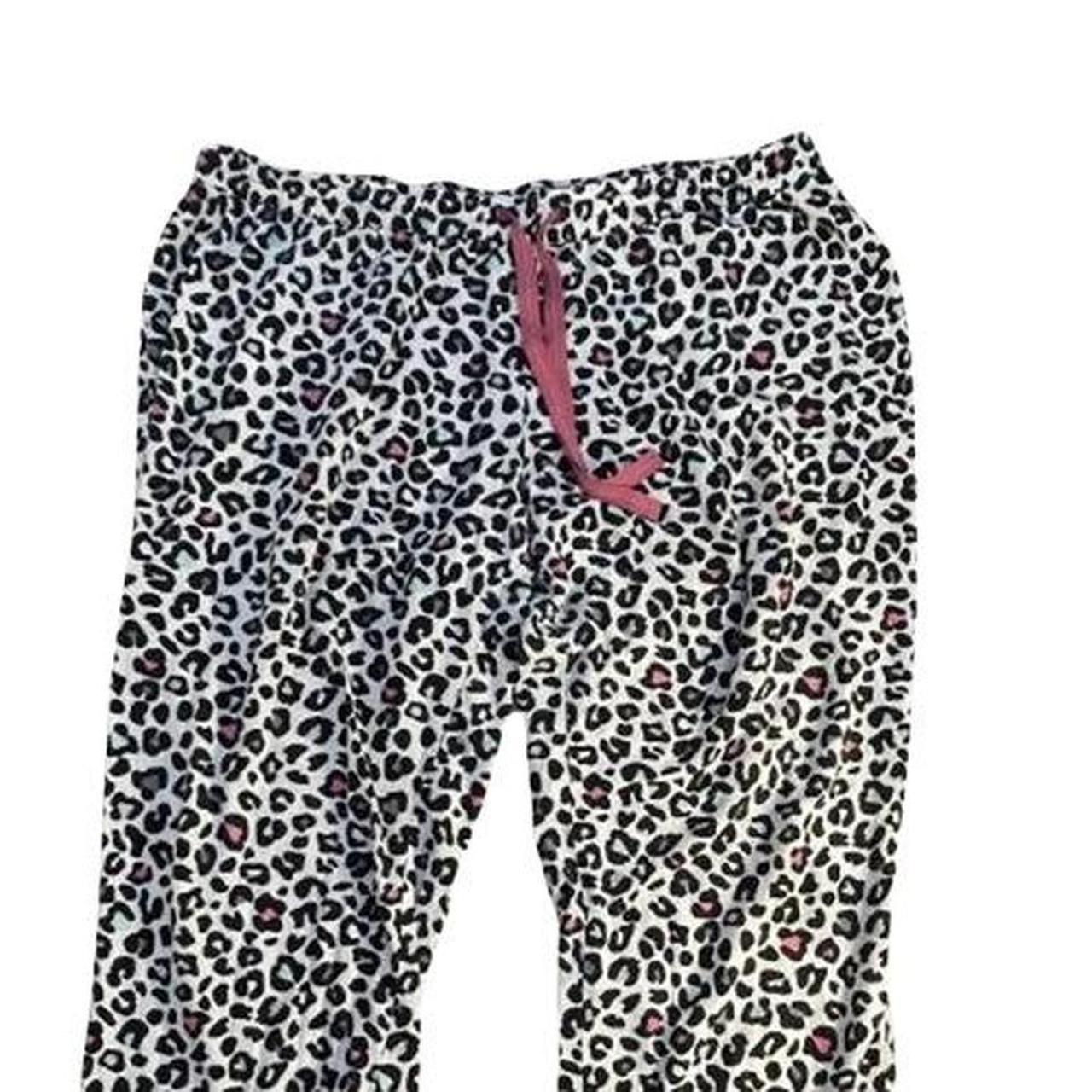2000s Plus Size Pajama Bottoms Pants Cheetah Print... Depop