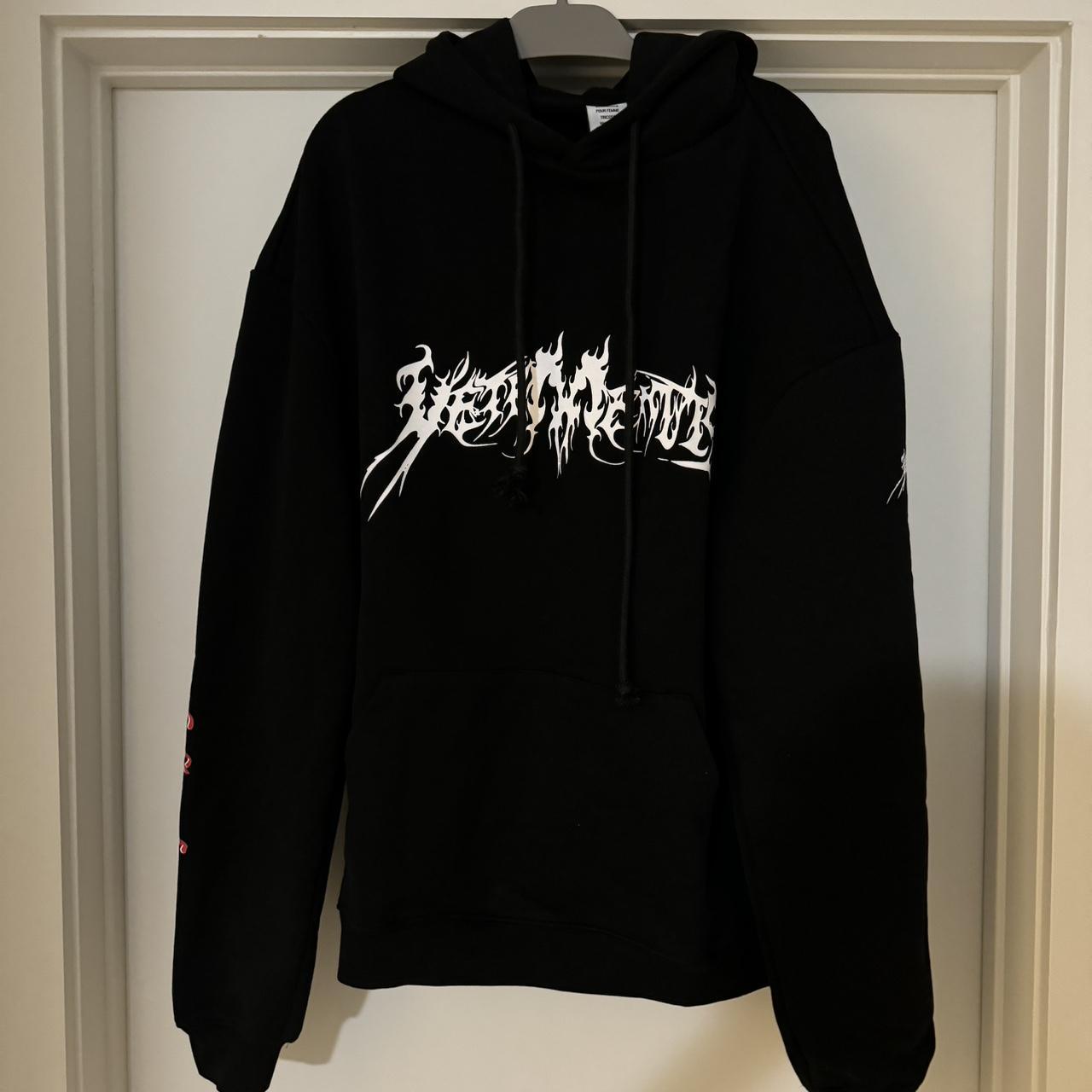 Vetements TFD Total fucking Darkness Hoodie Brand... - Depop