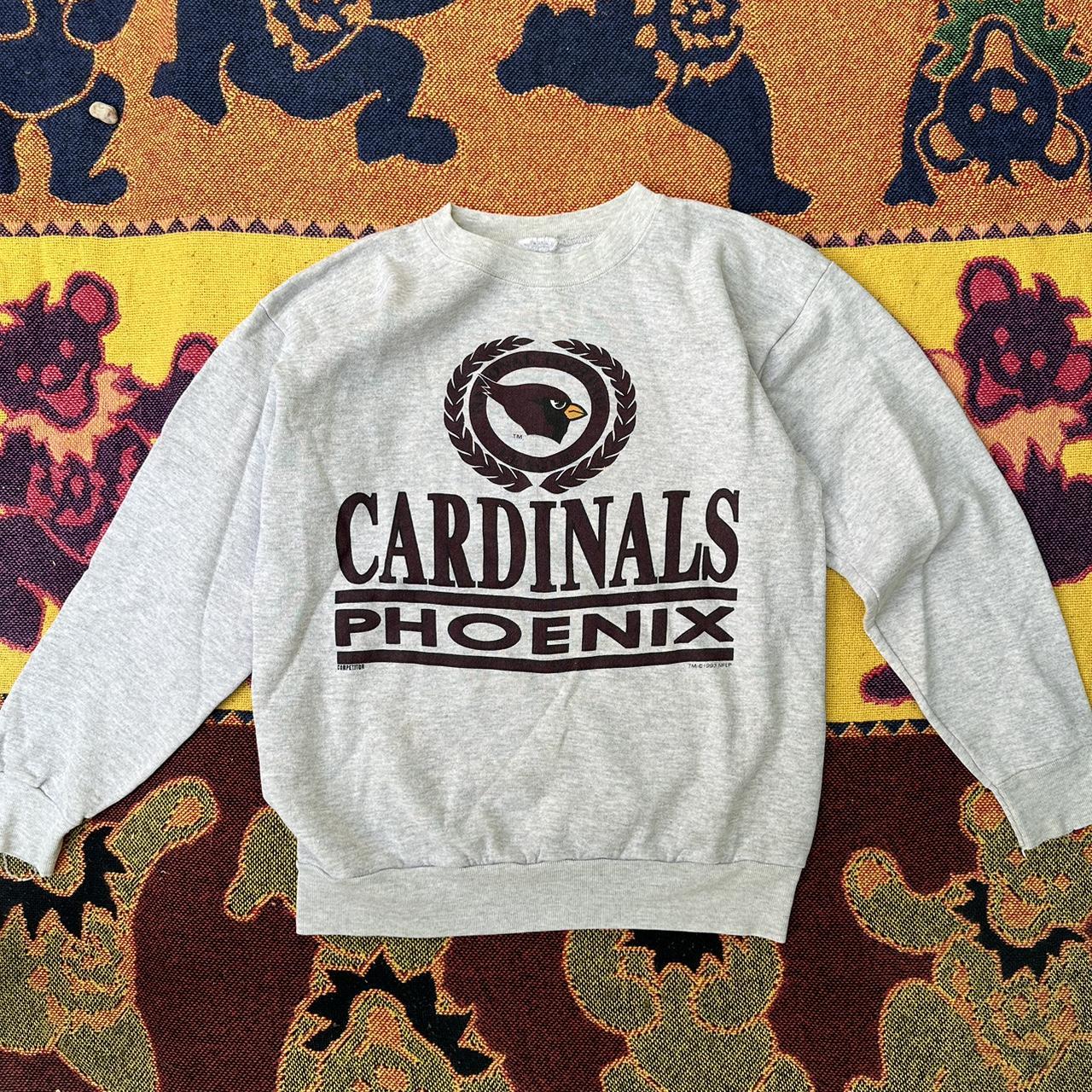 Vintage Pro Player 90s Mens Medium Arizona Cardinals NFL Football Red  Sweatshirt