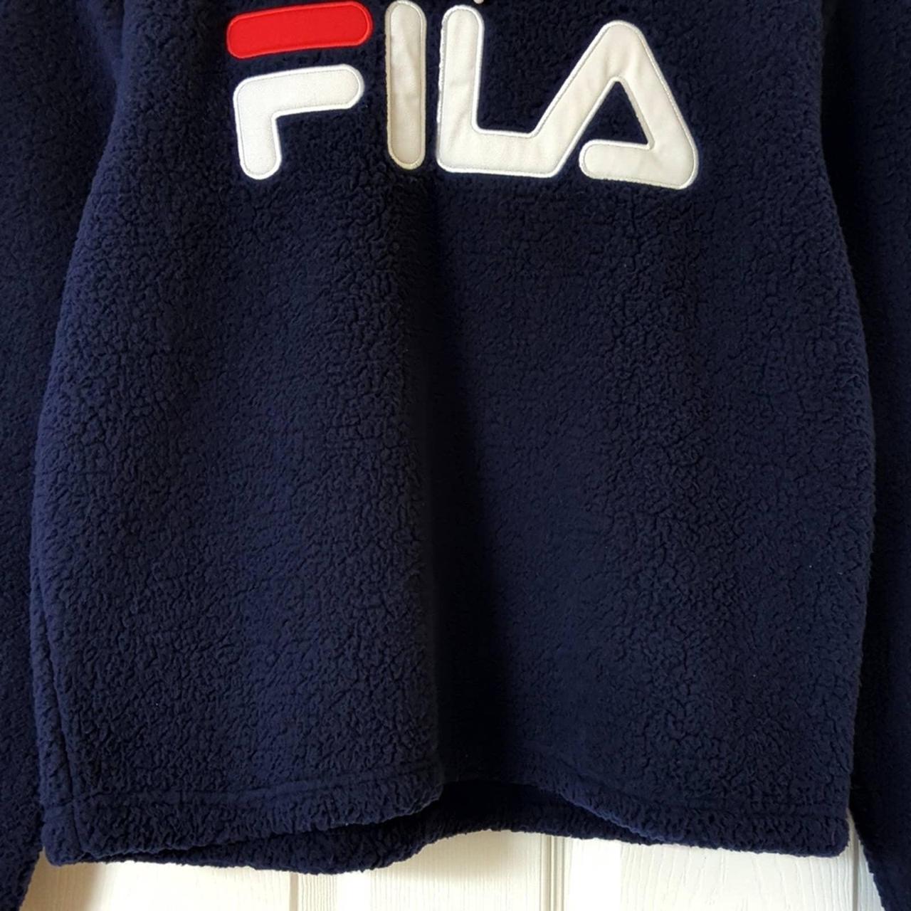 Fila clearance fuzzy sweatshirt