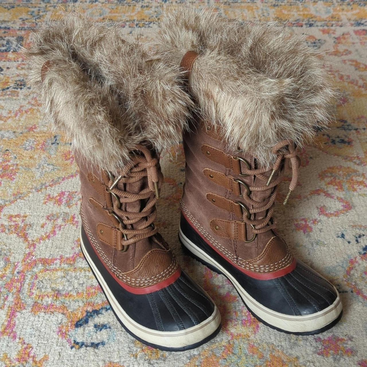 Sorel Joan Of Arctic Waterproof Suede Leather Depop