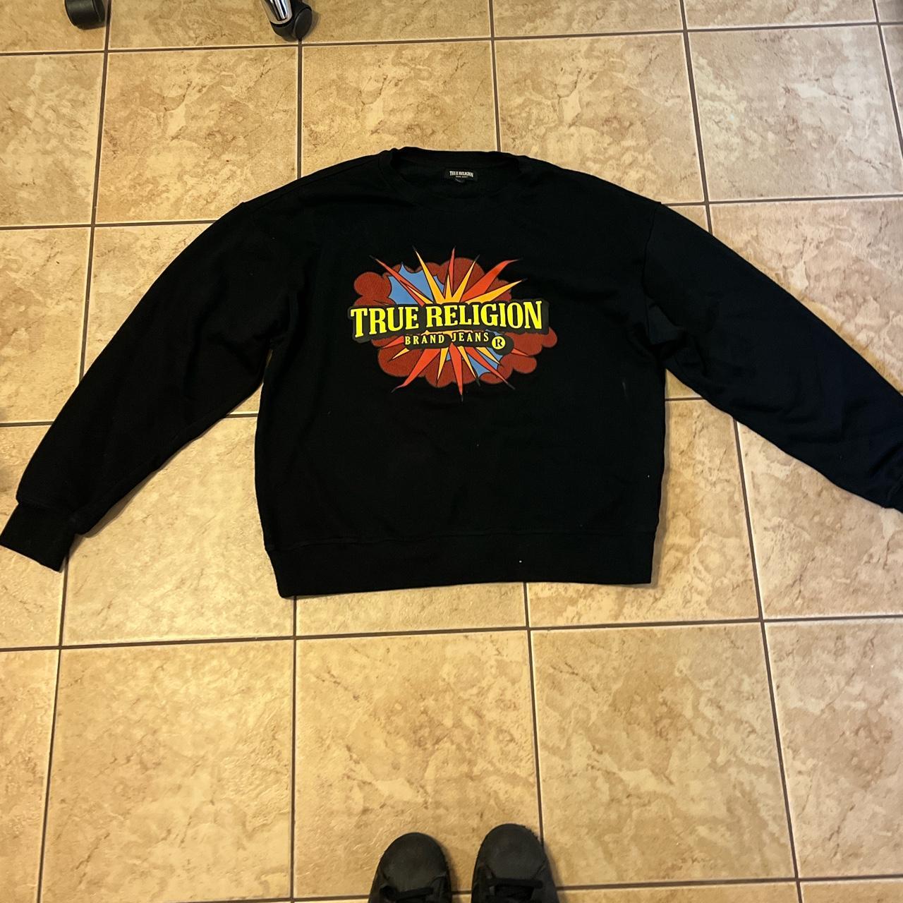 True Religion Men's Sweatshirt | Depop