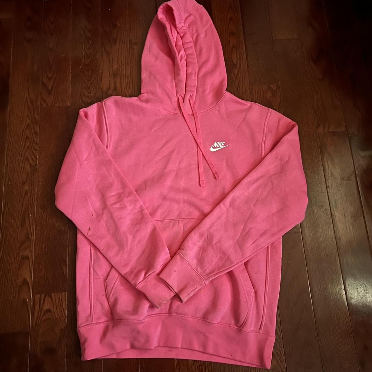 pinker nike hoodie