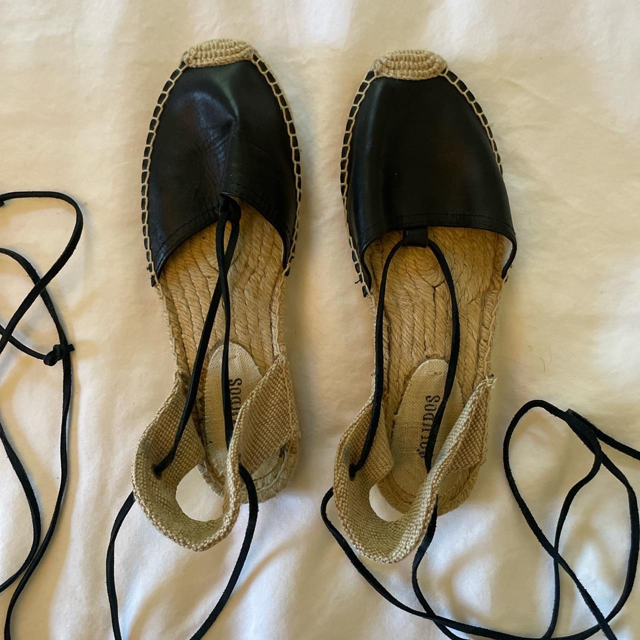 espadrilles black flat