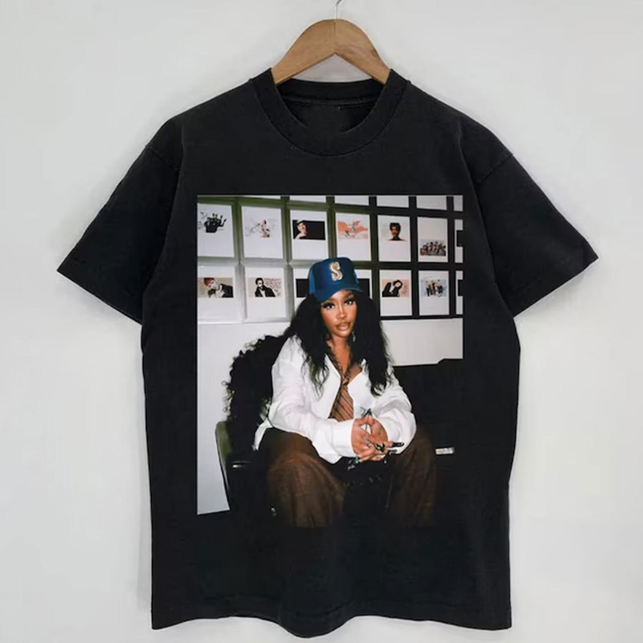 Sza Vintage Shirt, Sza New Bootleg 90s Black T-Shirt - Depop