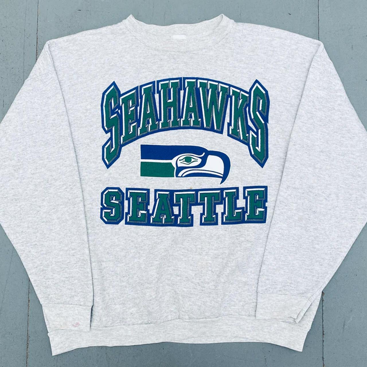 Seattle Football Seahawks 1990's Graphic... - Depop