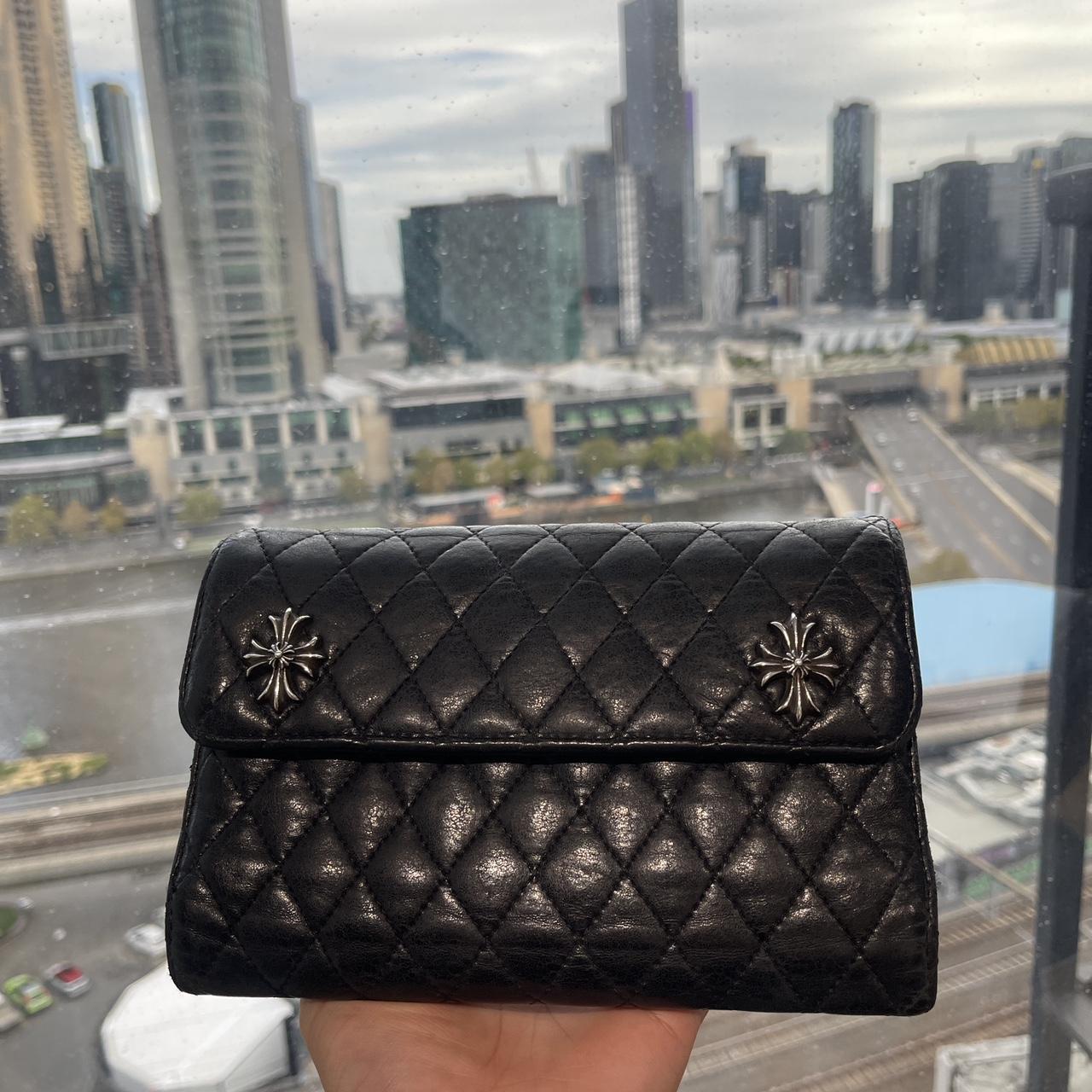 Chrome Hearts Quilted Tri-Fold Wallet, Rare item....