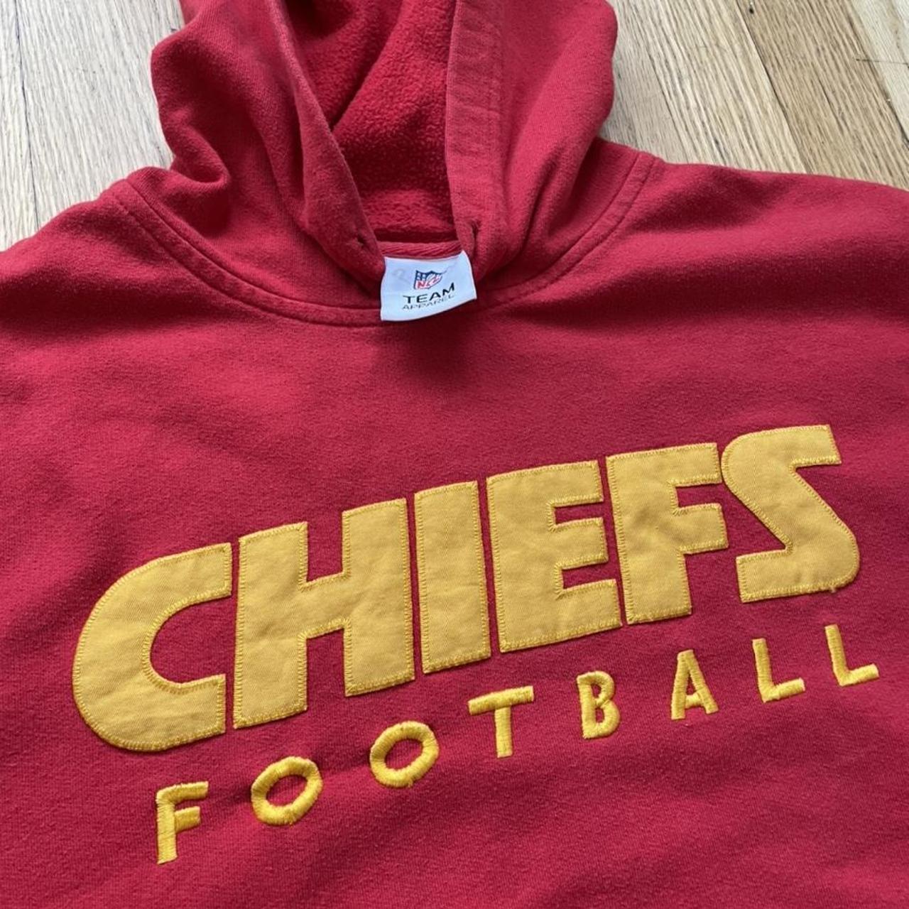 Kansas City Chiefs Lace-Up Hoodie NFL Team Apparel - Depop