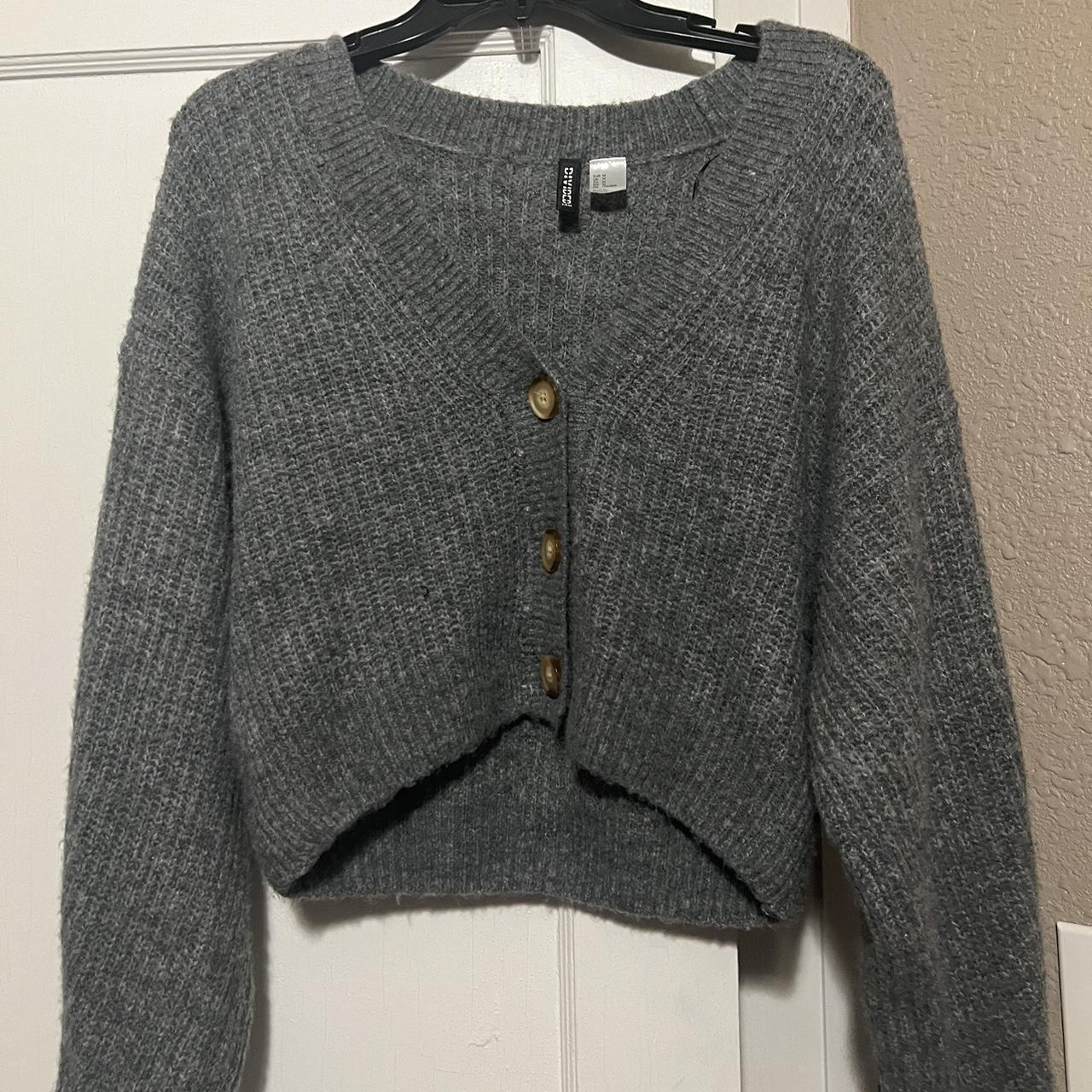 H&m Women's Grey Cardigan 