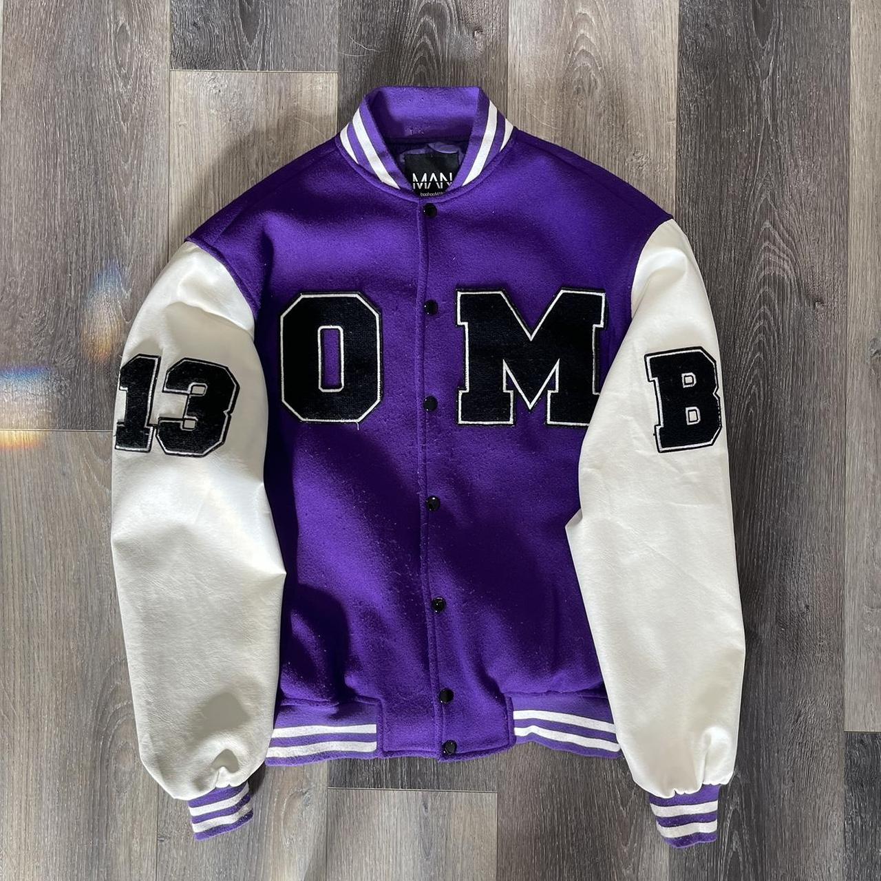 Purple Varsity Jacket
 Purple Varsity Jacket Size S fits oversized so Depop