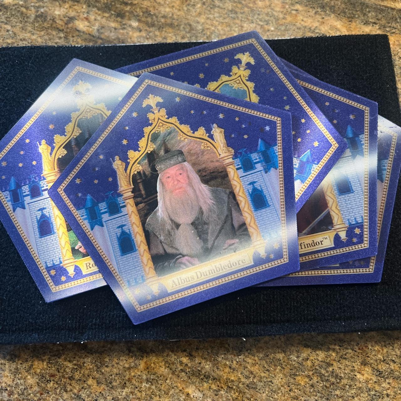 Set of 5 holographic Harry Potter trading cards from... - Depop