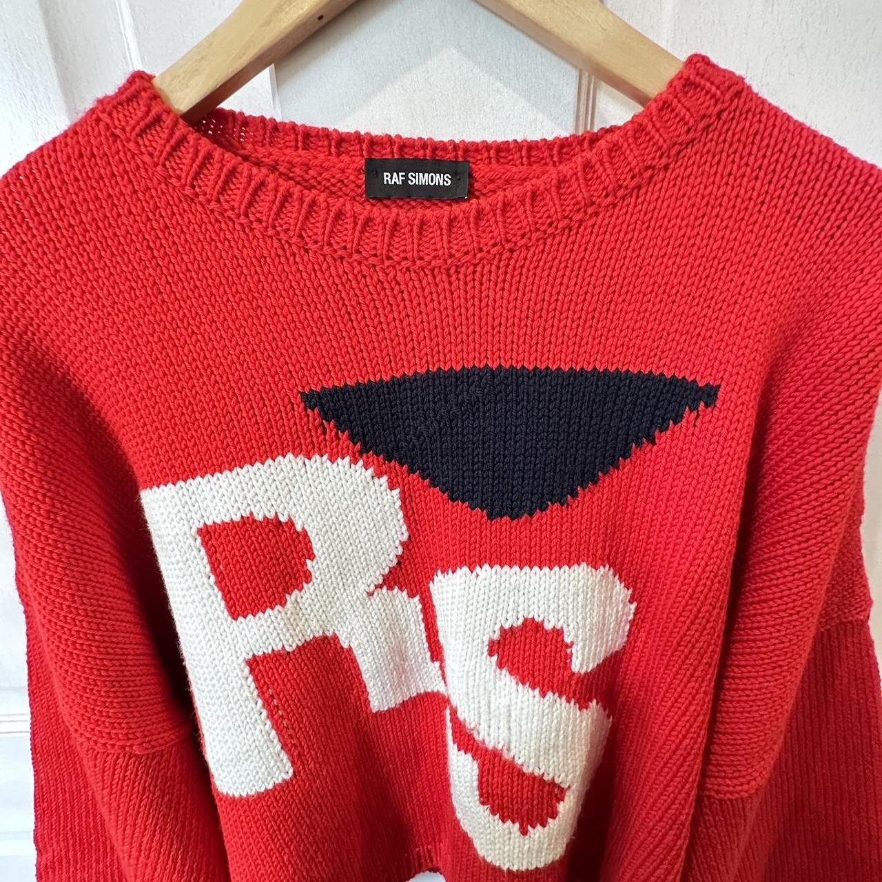 Raf Simons RS Sweater Colour Red Size S