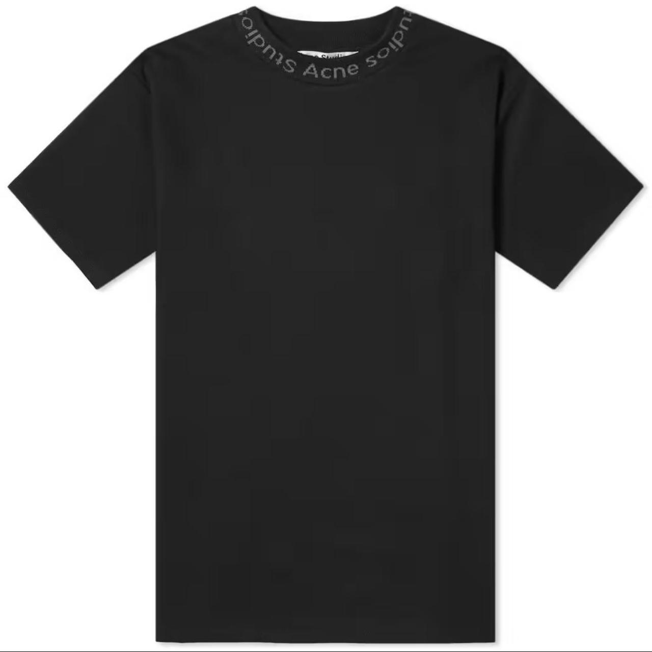 Shirt Tops Acne Studios Navid Tee Mock Neck Acne Studios Black Tee