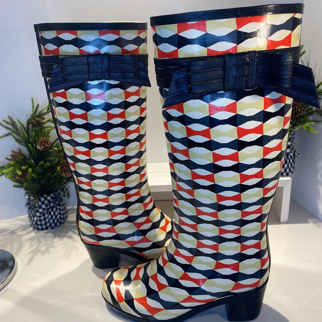 Kate spade rain boots with clearance bow