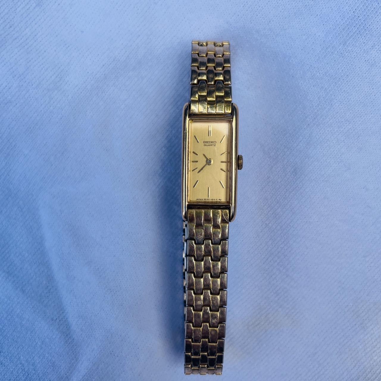 Seiko gold toned woman’s watch, very dainty and... - Depop