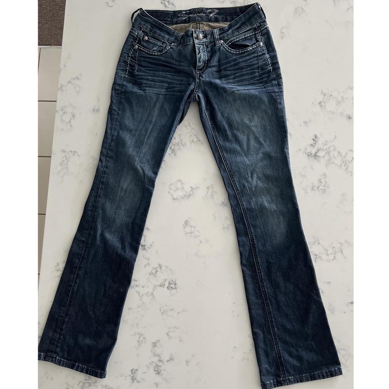 Low rise Y2k jeans #y2kjeans #2000sjeans #y2k... - Depop