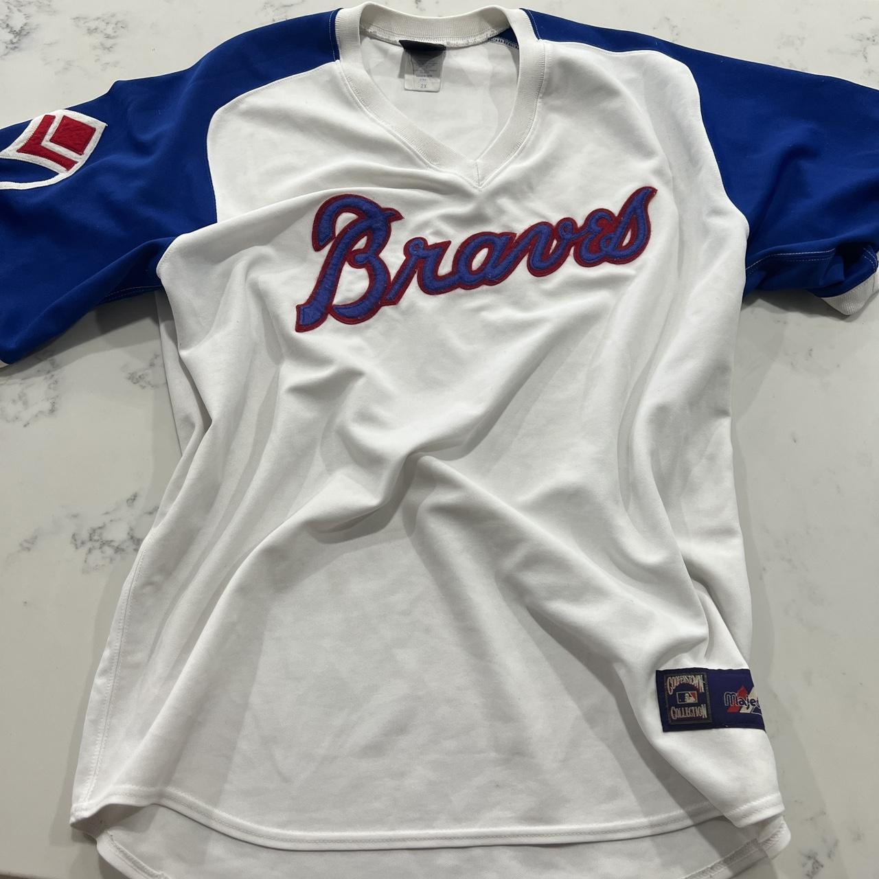 Atlanta Braves Vintage MLB True Fan Series Jeff - Depop