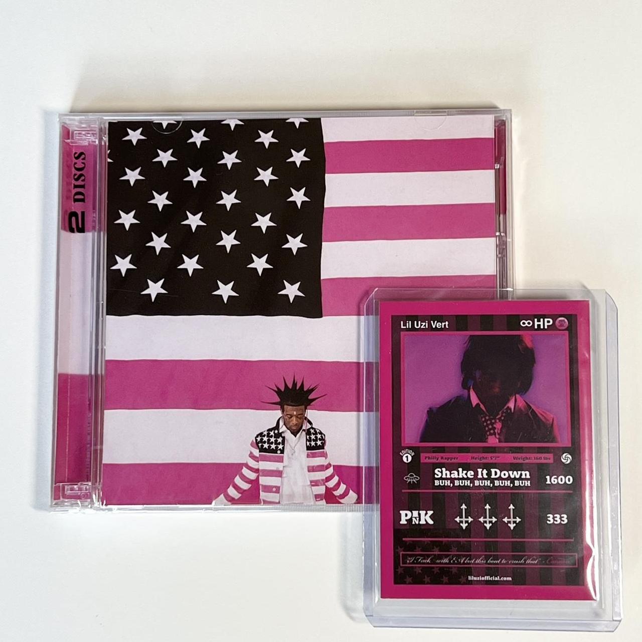 Lil Uzi Vert Pink Tape good CD w/ Trading Card