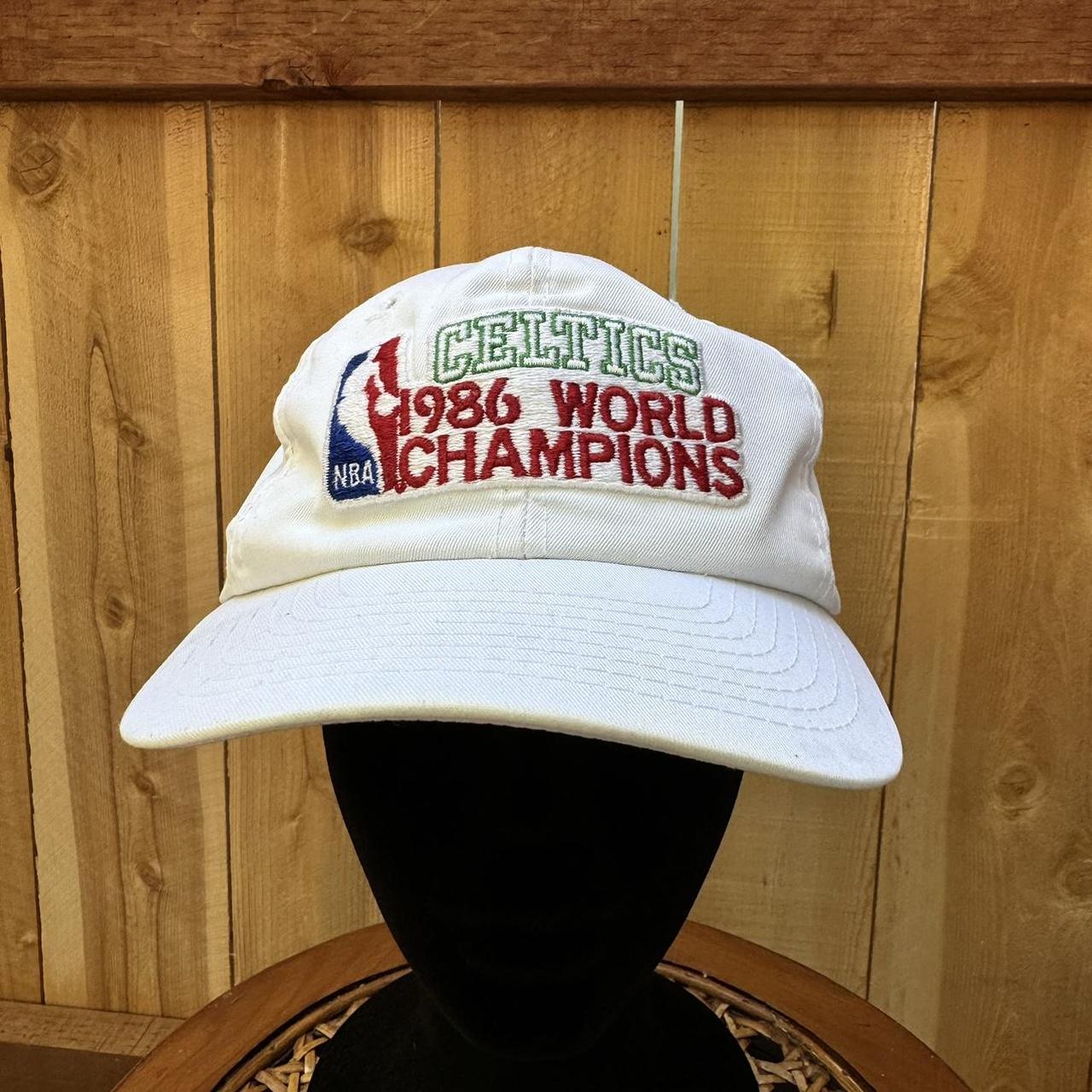 Vintage Celtics hat 1986 world champions store