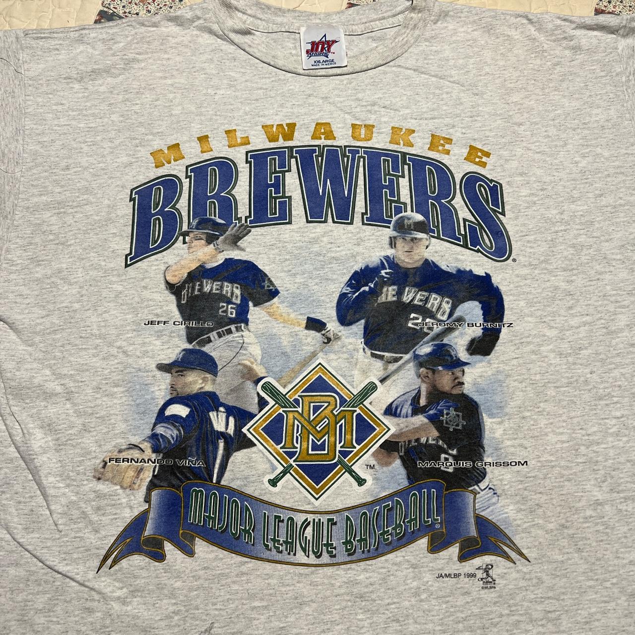 Lostboysvintage Vintage 1992 Milwaukee Brewers MLB Graphic T-Shirt / Baseball T-Shirt / 90s Streetwear / Athleisure / Sportswear